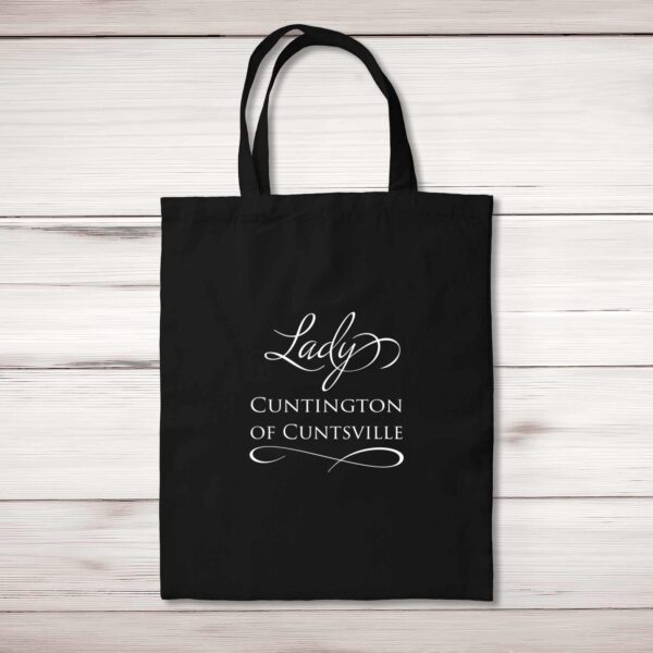Lord & Lady Cuntington - Rude Tote Bags - Slightly Disturbed
