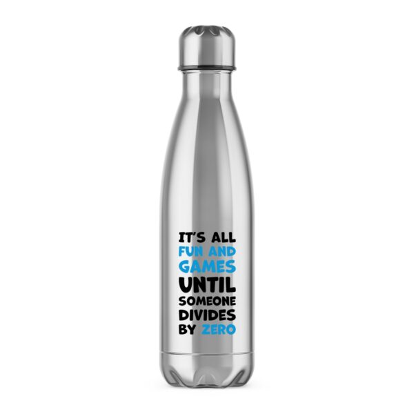 Divide By Zero - Geeky Water Bottles - Slightly Disturbed - Image 1 of 6