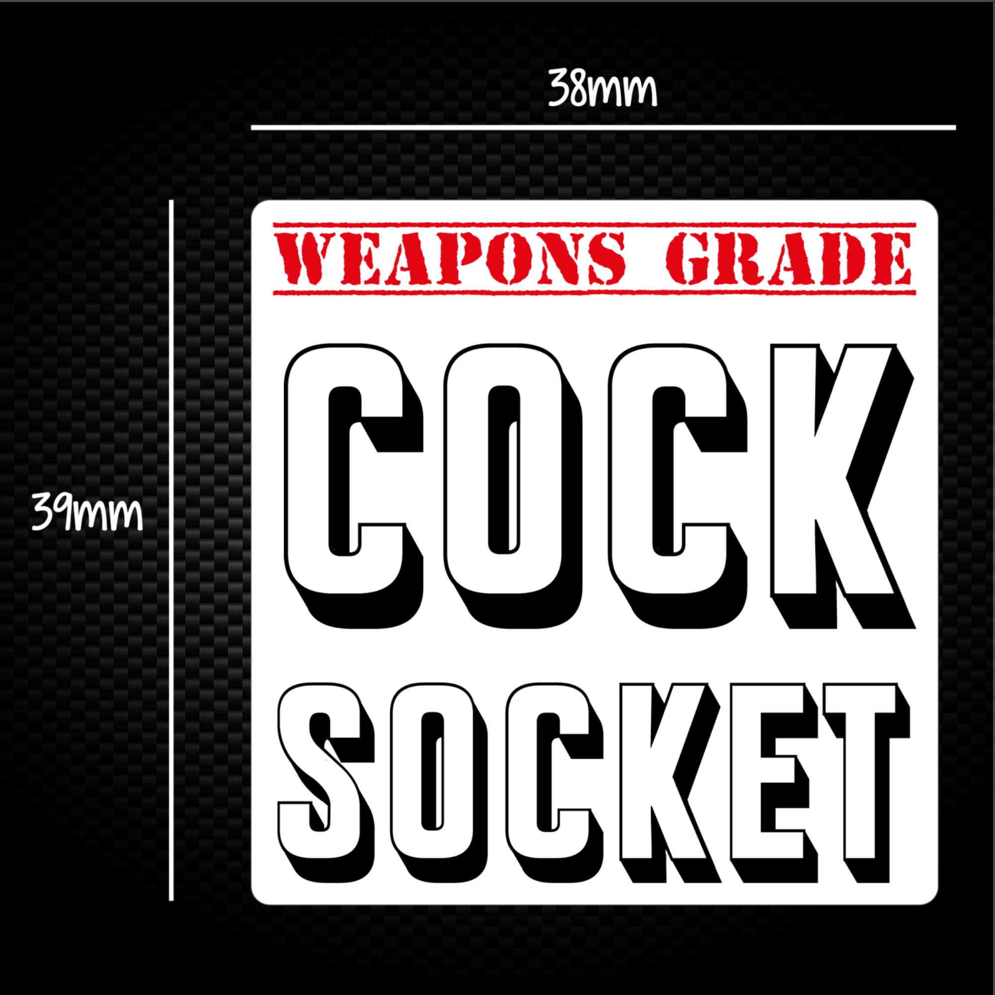 Cock Socket Sticker Pack Rude Stickers Slightly Disturbed