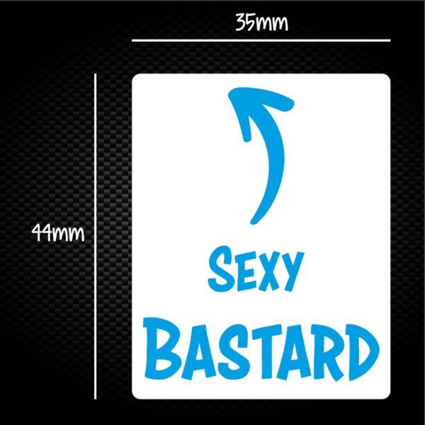 Sexy Bastard Sticker Pack Rude Stickers Slightly Disturbed 