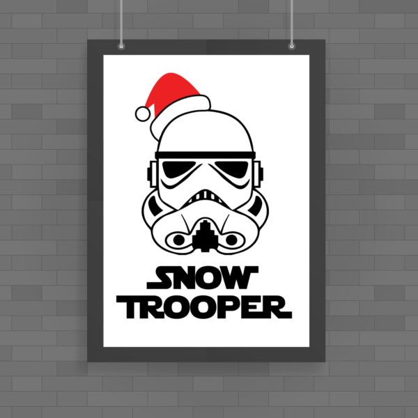 Snow Trooper - Geeky Posters - Slightly Disturbed - Image 1 of 1
