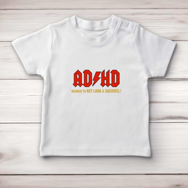 ADHD - Rude Baby T-Shirts - Slightly Disturbed - Image 1 of 2