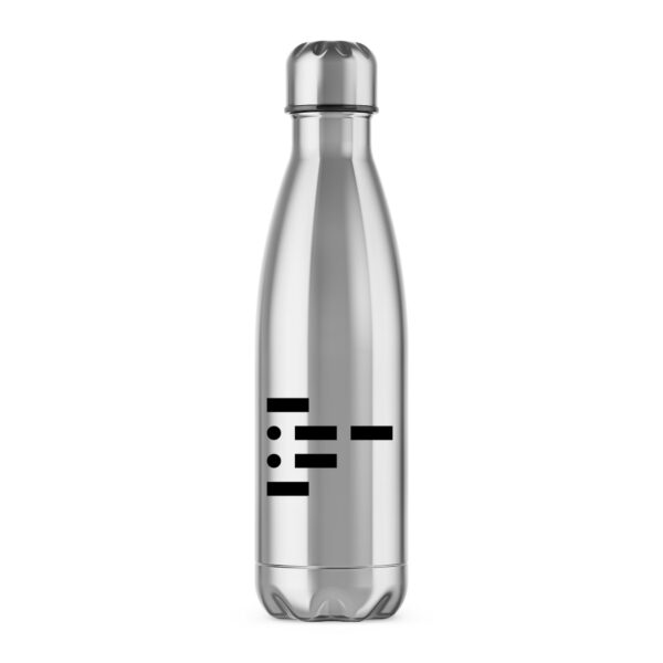 Morse Code Twat - Rude Water Bottles - Slightly Disturbed - Image 1 of 6