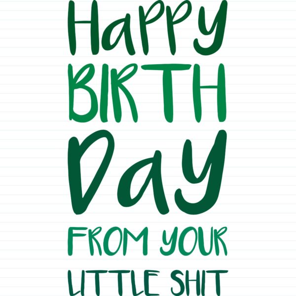 Happy Birthday - Little Shit
