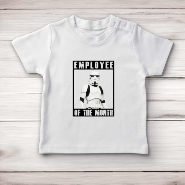 Employee Of The Month - Geeky Baby T-Shirts - Slightly Disturbed - Image 1 of 4