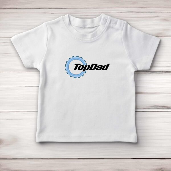 Top Gear Dad - Novelty Baby T-Shirts - Slightly Disturbed - Image 1 of 4