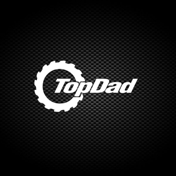 Top Gear Dad - Novelty Vinyl Stickers - Slightly Disturbed - Image 1 of 2