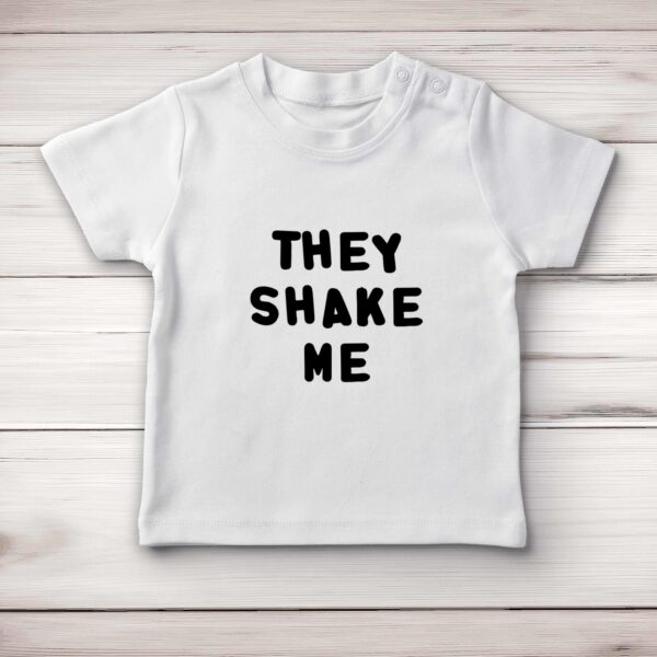 They Shake Me - Rude Baby T-Shirts - Slightly Disturbed - Image 1 of 4