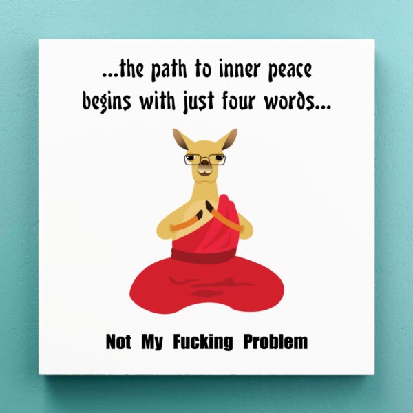 Path To Inner Peace - Rude Canvas Prints - Slightly Disturbed - Image 1 of 1
