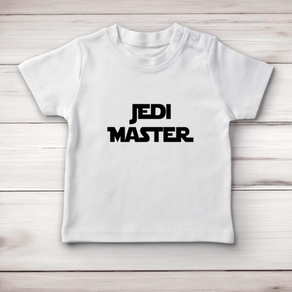 Jedi Master - Geeky Baby T-Shirts - Slightly Disturbed - Image 1 of 4