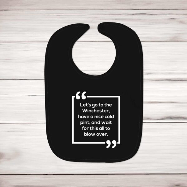 Go To The Winchester - Novelty Bibs - Slightly Disturbed - Image 2 of 3