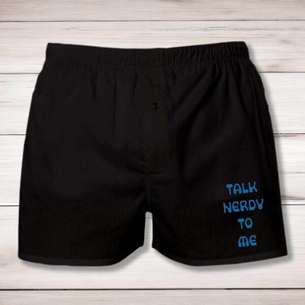 Talk Nerdy To Me - Geeky Men's Underwear - Slightly Disturbed - Image 1 of 2