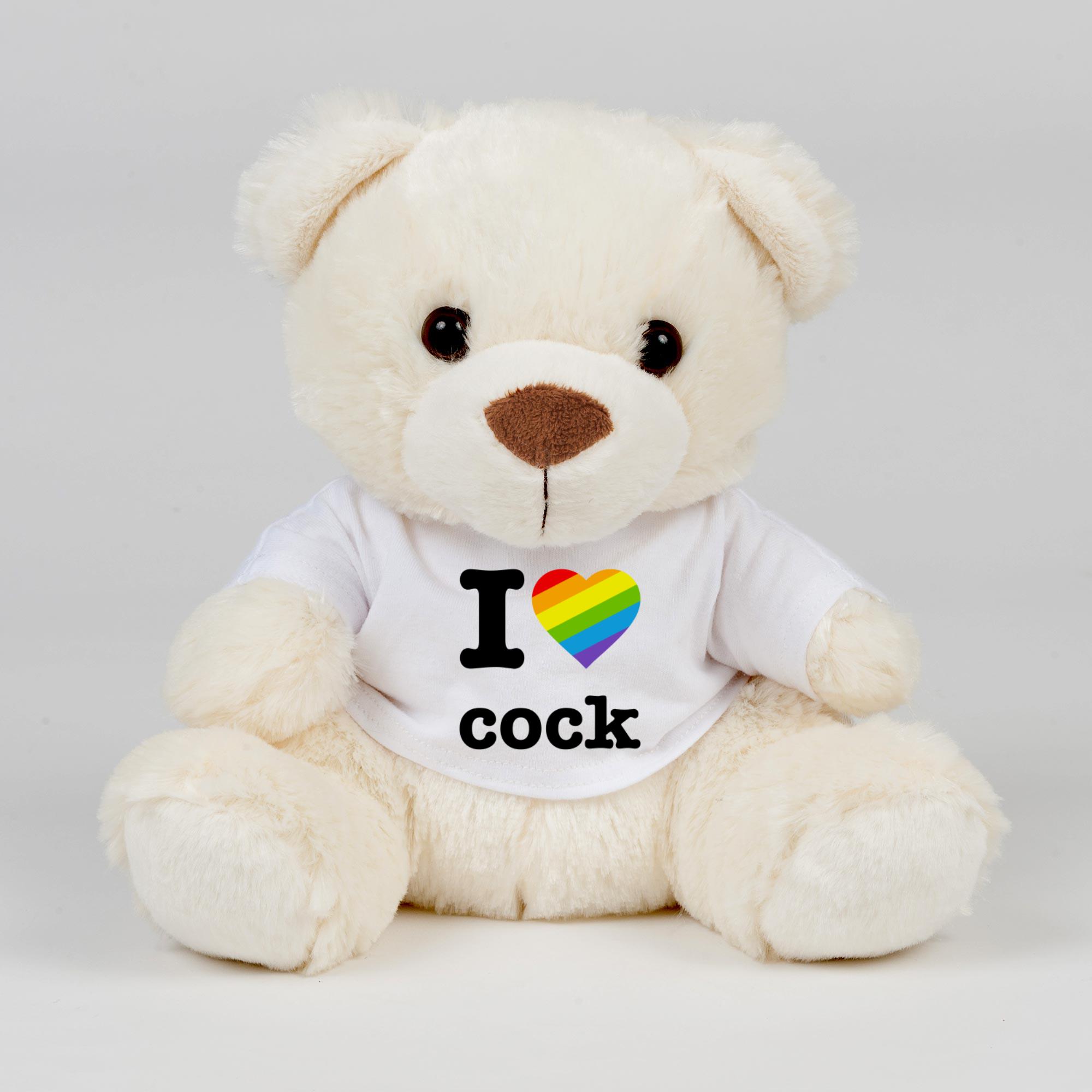 I Love Cock Pride Swear Bear - Rude Bears - Slightly Disturbed