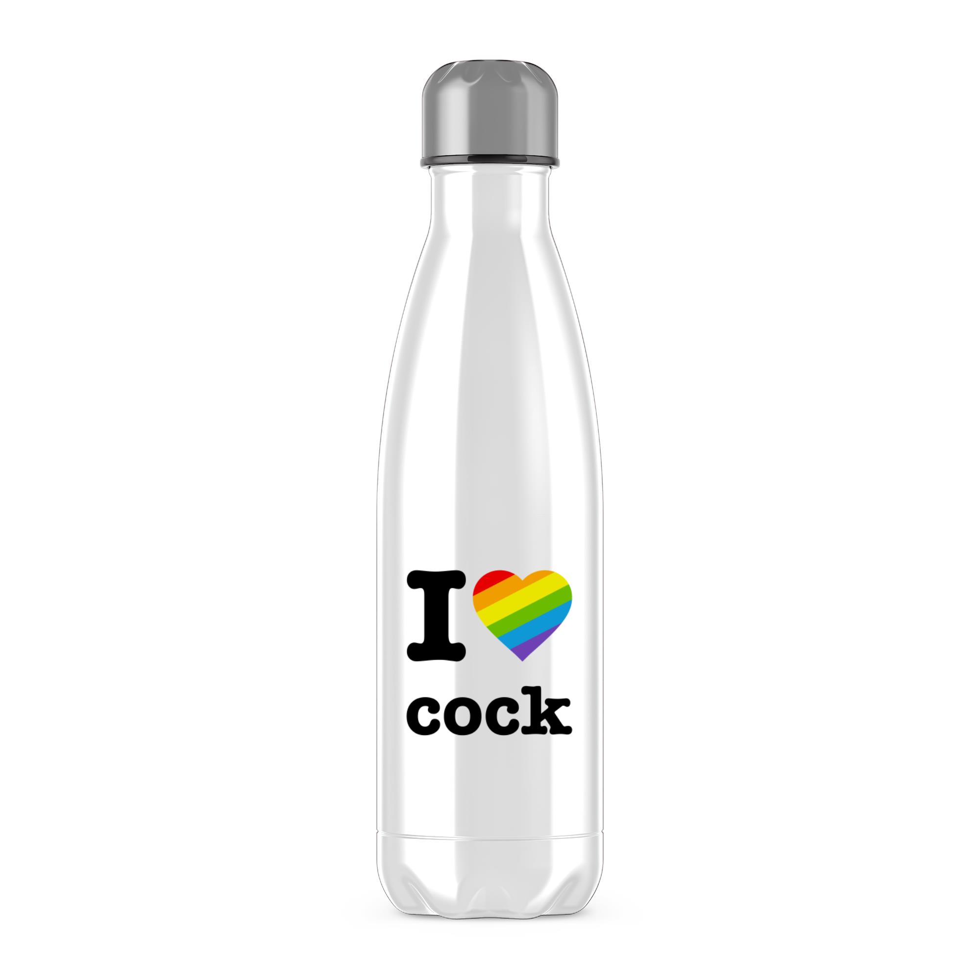 I Love Cock Pride Bottle - Rude Bottles - Slightly Disturbed