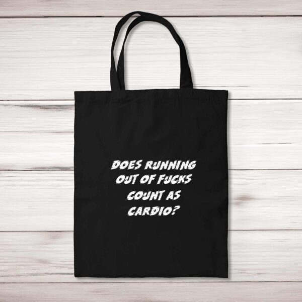 Running Out of Fucks - Rude Tote Bags - Slightly Disturbed - Image 1 of 5