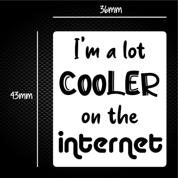Cooler On The Internet - Geeky Sticker Packs - Slightly Disturbed - Image 1 of 1