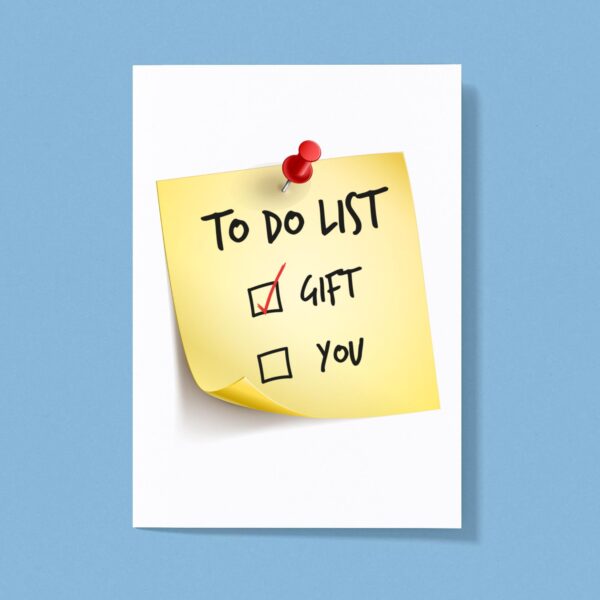 To Do List - Rude Greeting Cards - Slightly Disturbed - Image 1 of 1