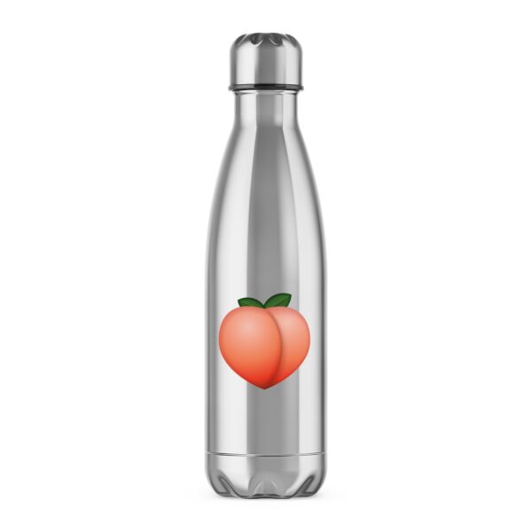 Peach Emoji - Rude Water Bottles - Slightly Disturbed - Image 1 of 3